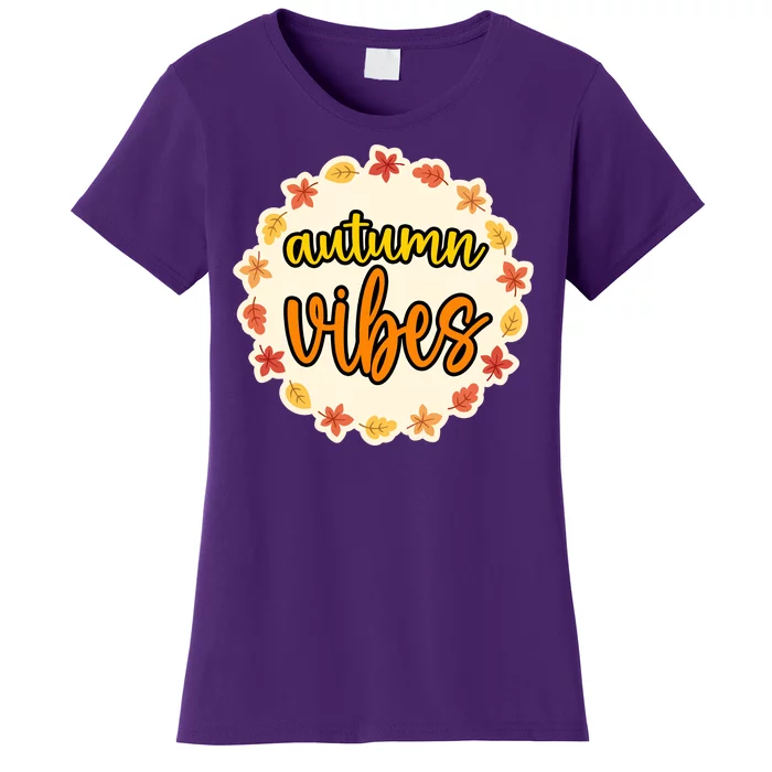 Autumn Vibes Leaf Season Women's T-Shirt