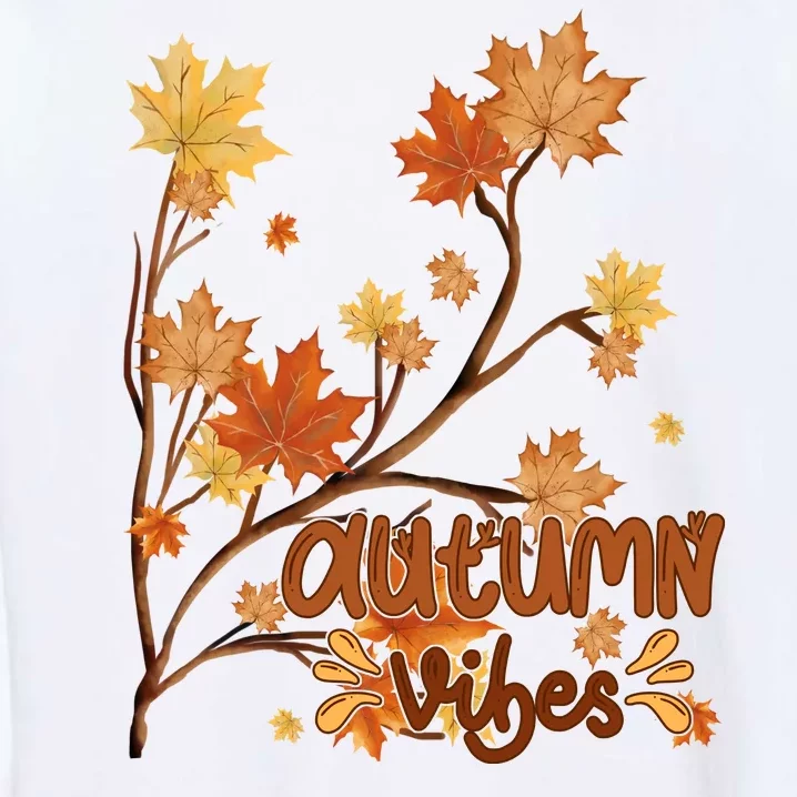 Autumn Vibes Leaves Cozy Garment-Dyed Sweatshirt