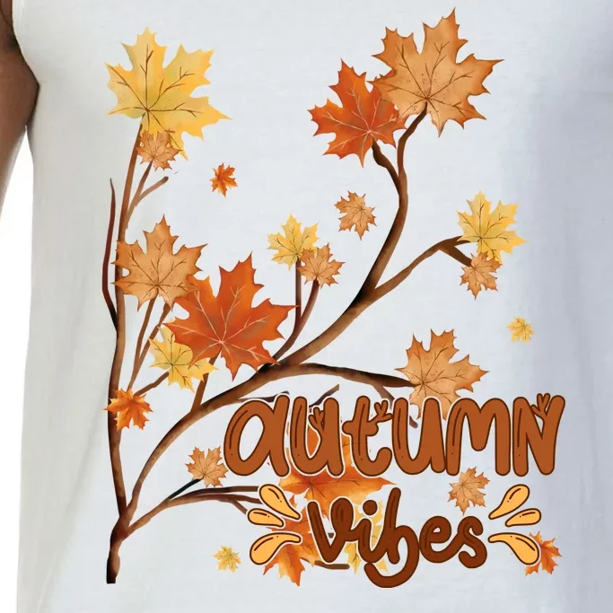 Autumn Vibes Leaves Cozy Comfort Colors® Tank Top