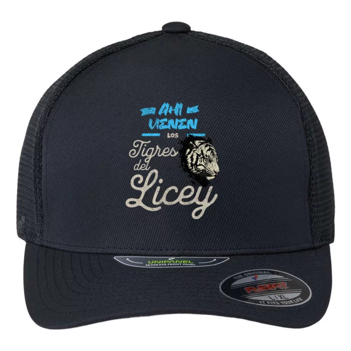 Ahi Vienen Licey Campeon Liceista Tigre Baseball Flexfit Unipanel Trucker Cap