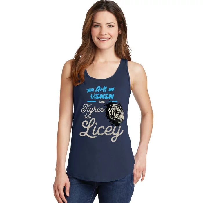 Ahi Vienen Licey Campeon Liceista Tigre Baseball Ladies Essential Tank