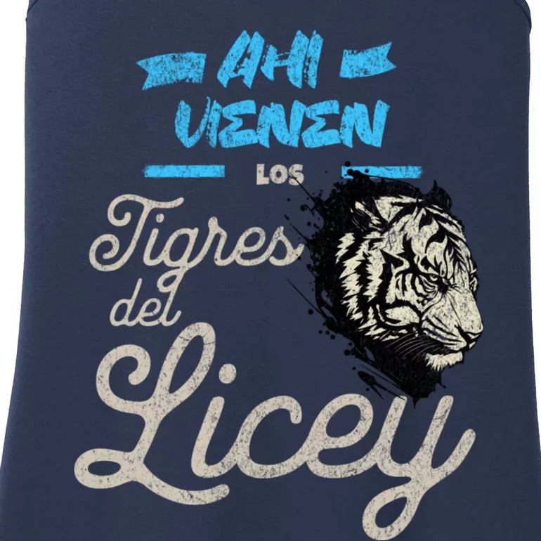 Ahi Vienen Licey Campeon Liceista Tigre Baseball Ladies Essential Tank