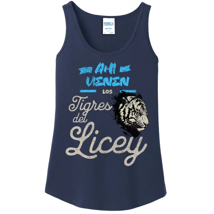 Ahi Vienen Licey Campeon Liceista Tigre Baseball Ladies Essential Tank