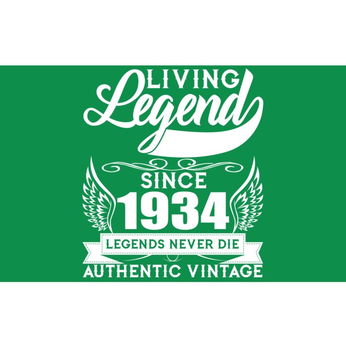 Authentic Vintage Living Legend Since 1934 Legends Never Die 90th Birthday Bumper Sticker