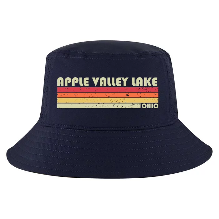 Apple Valley Lake Ohio Funny Fishing Camping Summer Gift Meaningful Gift Cool Comfort Performance Bucket Hat