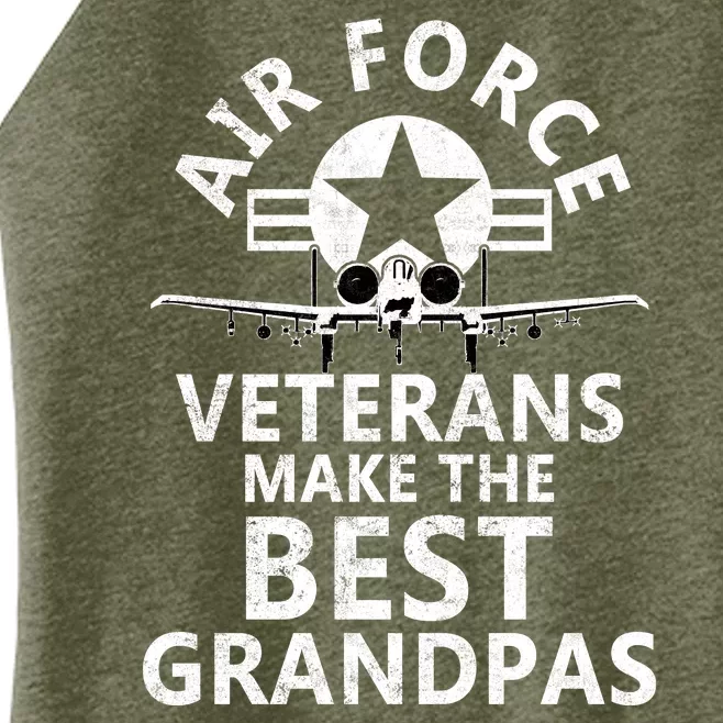 Air Veterans Make The Best Grandpas Force Women’s Perfect Tri Rocker Tank