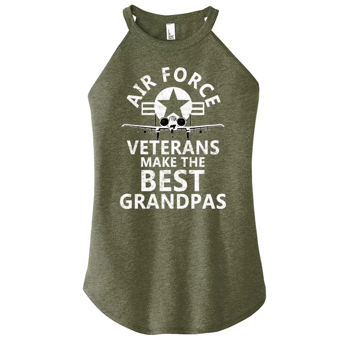 Air Veterans Make The Best Grandpas Force Women’s Perfect Tri Rocker Tank