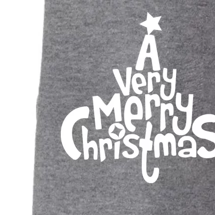 A Very Merry Christmas Tree Logo Doggie 3-End Fleece Hoodie