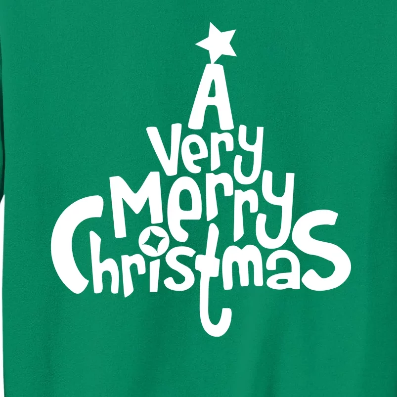 A Very Merry Christmas Tree Logo Sweatshirt