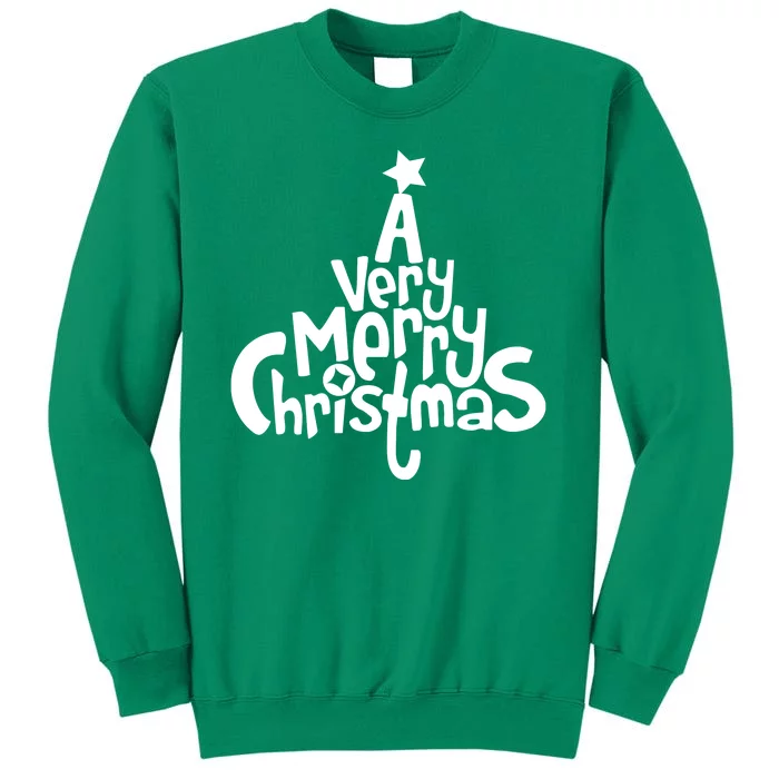 A Very Merry Christmas Tree Logo Sweatshirt