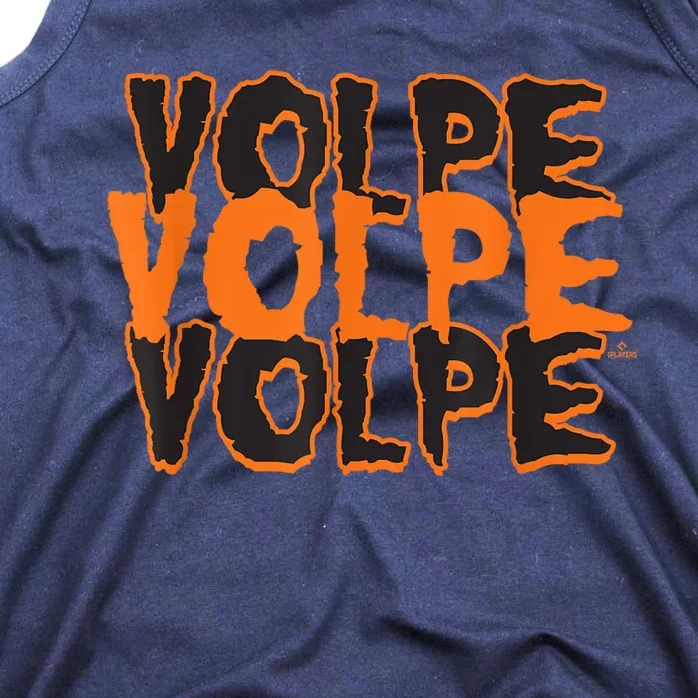 Anthony Volpe New York Baseball Halloween Name MLBPA Tank Top