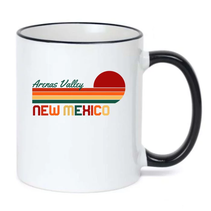 Arenas Valley New Mexico Retro Black Color Changing Mug