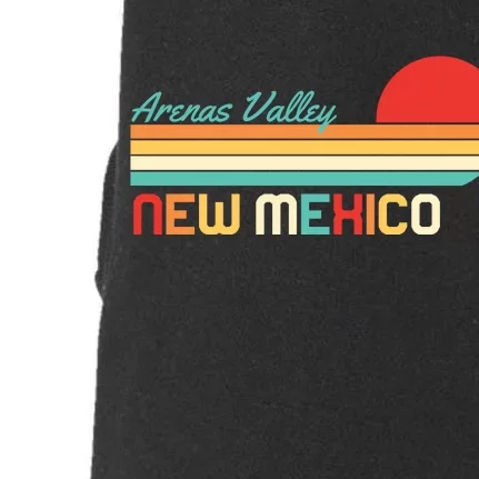 Arenas Valley New Mexico Retro Doggie 3-End Fleece Hoodie