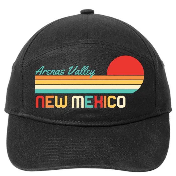 Arenas Valley New Mexico Retro 7-Panel Snapback Hat