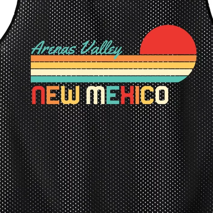 Arenas Valley New Mexico Retro Mesh Reversible Basketball Jersey Tank