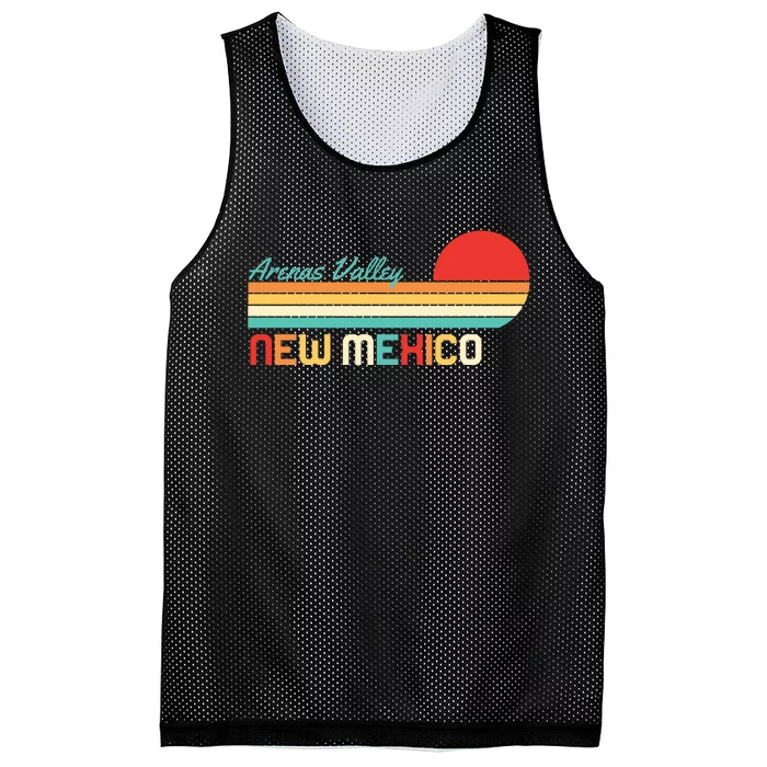 Arenas Valley New Mexico Retro Mesh Reversible Basketball Jersey Tank