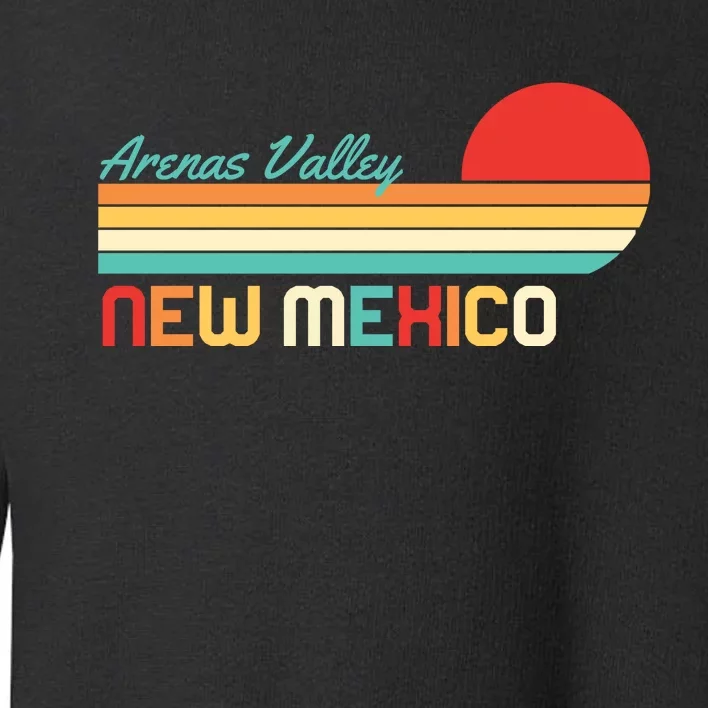 Arenas Valley New Mexico Retro Toddler Sweatshirt