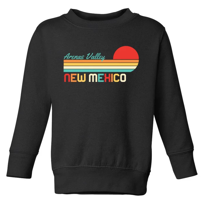 Arenas Valley New Mexico Retro Toddler Sweatshirt