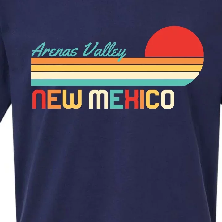 Arenas Valley New Mexico Retro Sueded Cloud Jersey T-Shirt