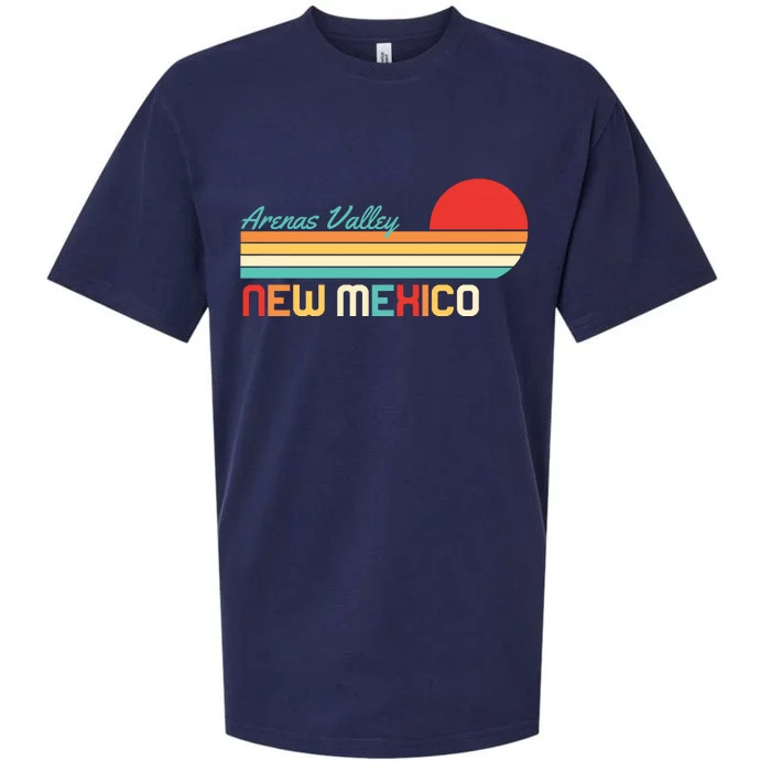 Arenas Valley New Mexico Retro Sueded Cloud Jersey T-Shirt