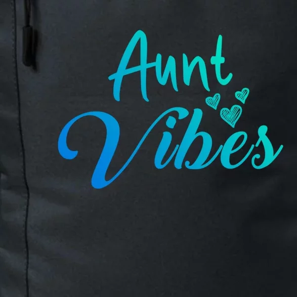 Aunt Vibes New Auntie Funny Gift Best Great Blessed Auntie Cute Gift Daily Commute Backpack