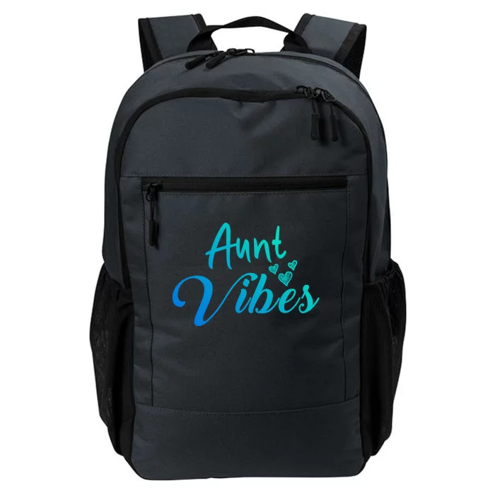 Aunt Vibes New Auntie Funny Gift Best Great Blessed Auntie Cute Gift Daily Commute Backpack