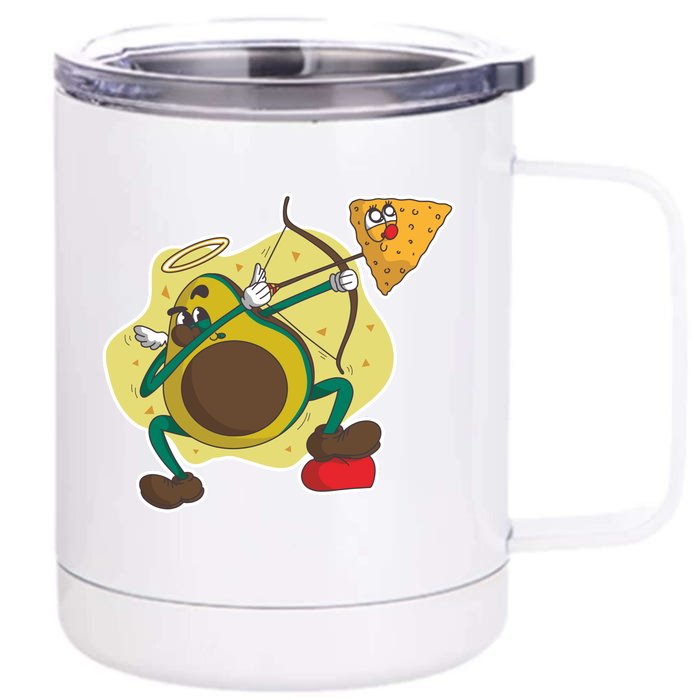 Avocado Cupid Front & Back 12oz Stainless Steel Tumbler Cup