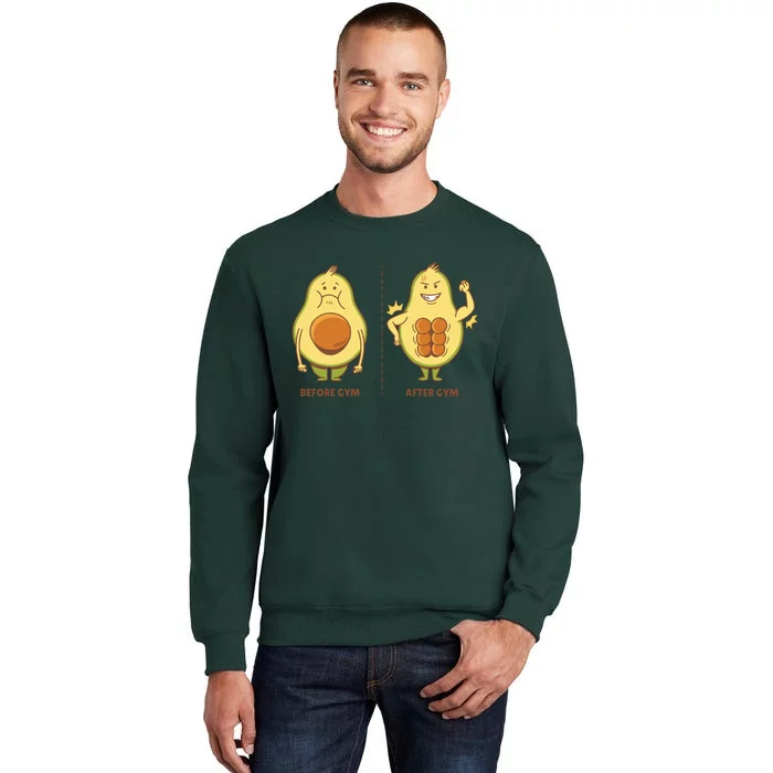 Avocado Gym Abs Sweatshirt