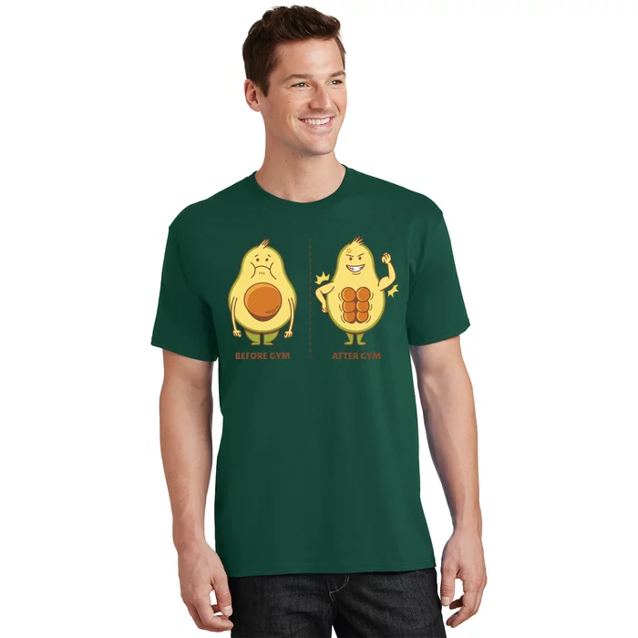 Avocado Gym Abs T-Shirt