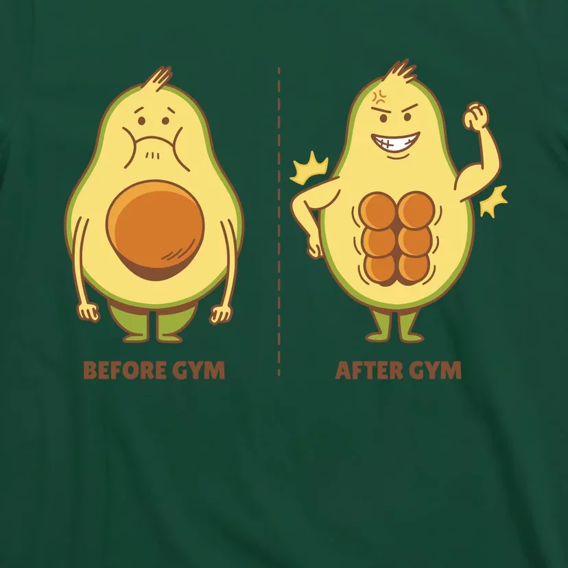 Avocado Gym Abs T-Shirt
