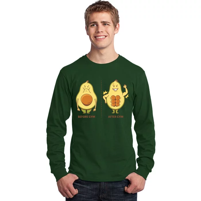 Avocado Gym Abs Tall Long Sleeve T-Shirt