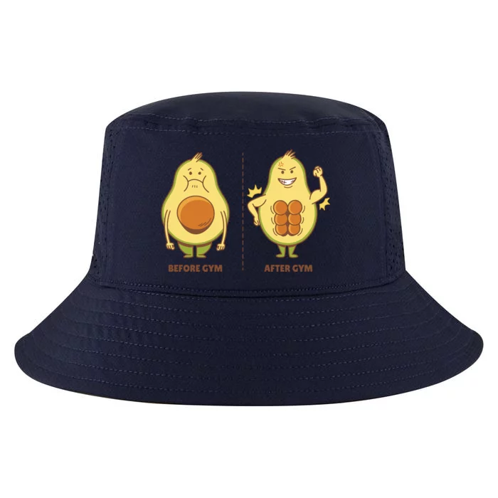 Avocado Gym Abs Cool Comfort Performance Bucket Hat