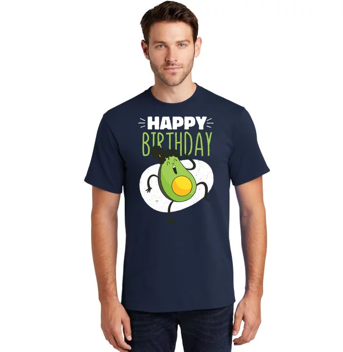 Avocado Happy Birthday Tall T-Shirt