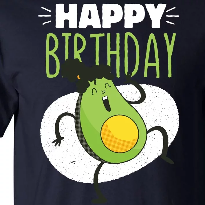 Avocado Happy Birthday Tall T-Shirt