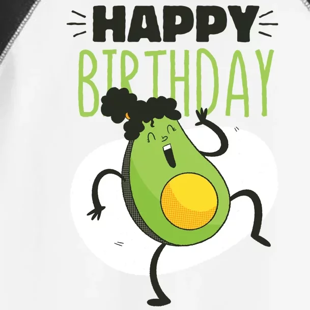 Avocado Happy Birthday Toddler Fine Jersey T-Shirt