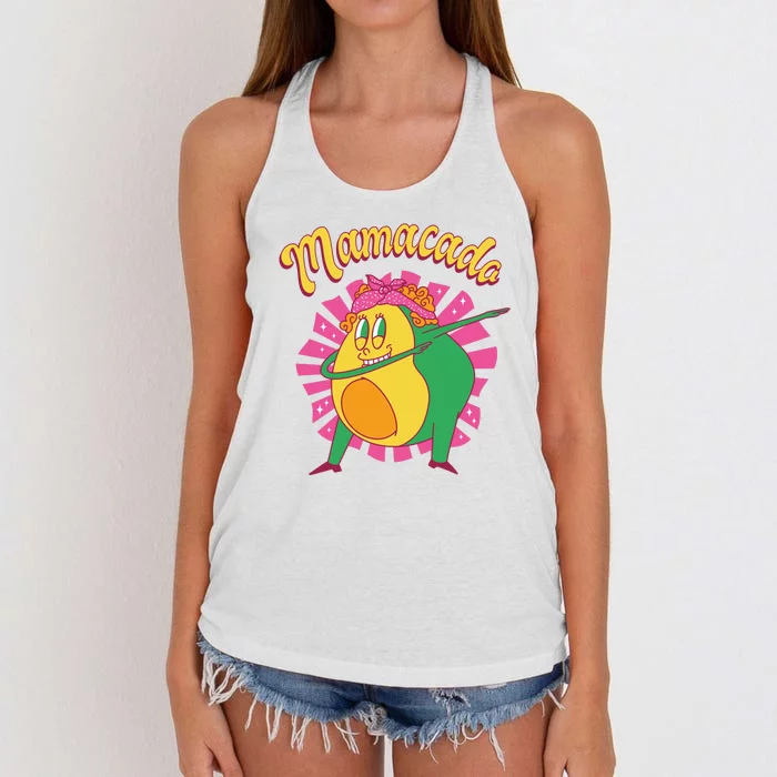 Avocado Mama Women's Knotted Racerback Tank