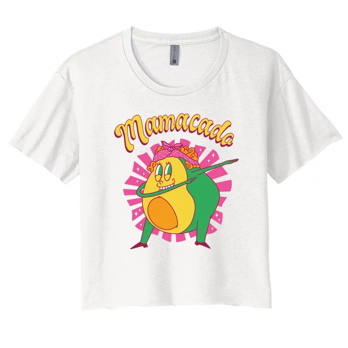 Avocado Mama Women's Crop Top Tee