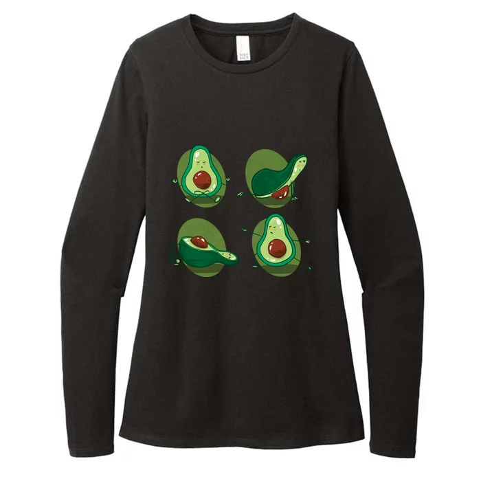 Avocado Yoga Womens CVC Long Sleeve Shirt