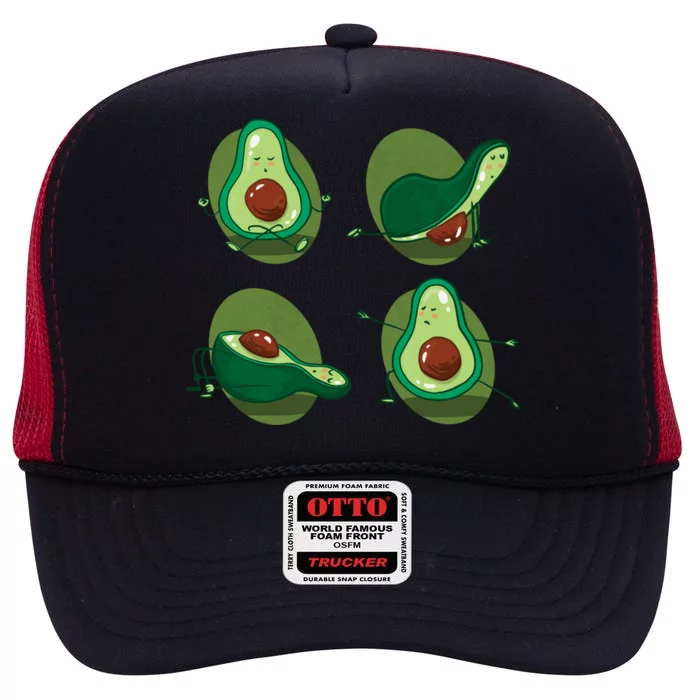 Avocado Yoga High Crown Mesh Trucker Hat