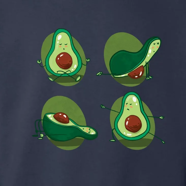 Avocado Yoga Toddler Hoodie