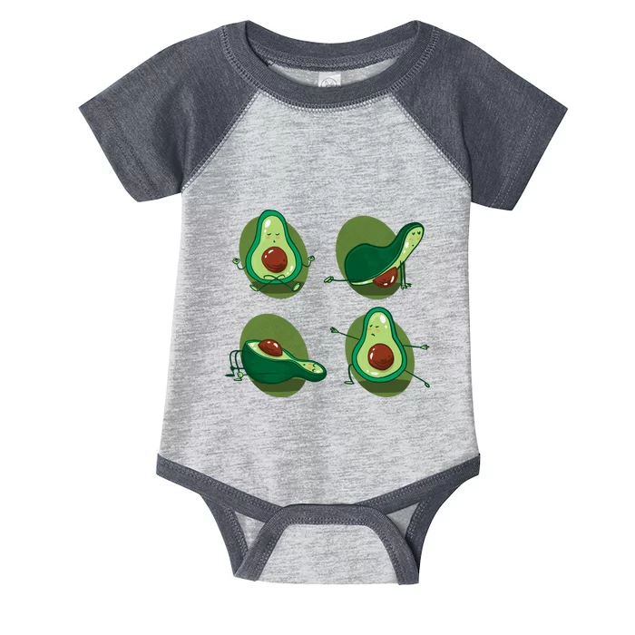 Avocado Yoga Infant Baby Jersey Bodysuit