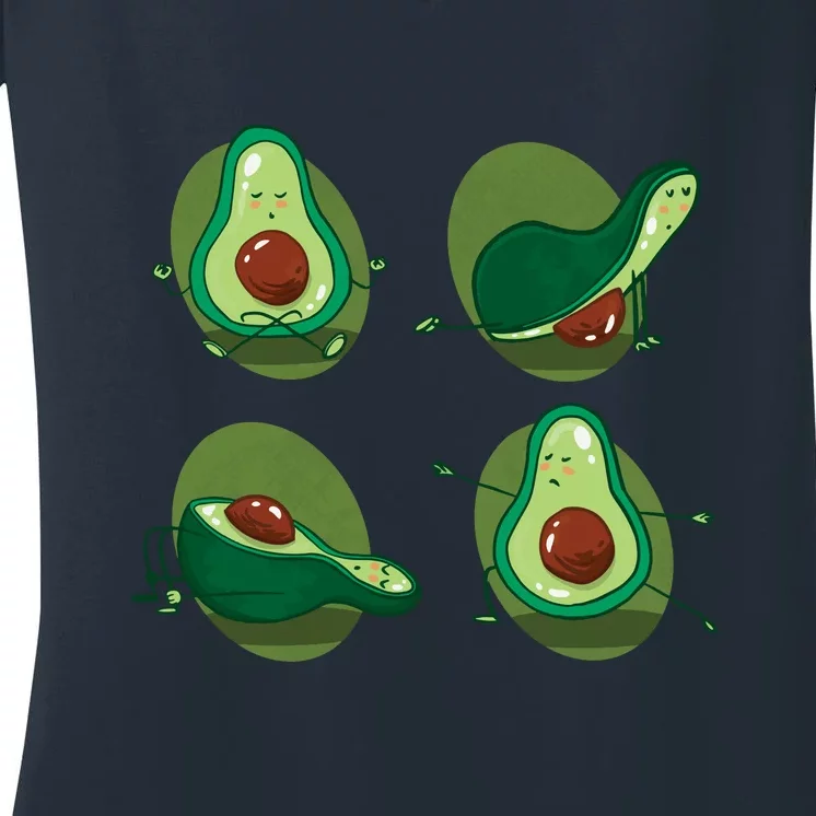 Avocado Yoga Women's V-Neck T-Shirt