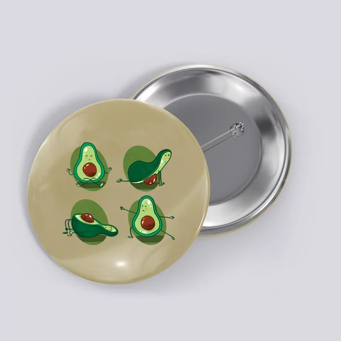 Avocado Yoga Button