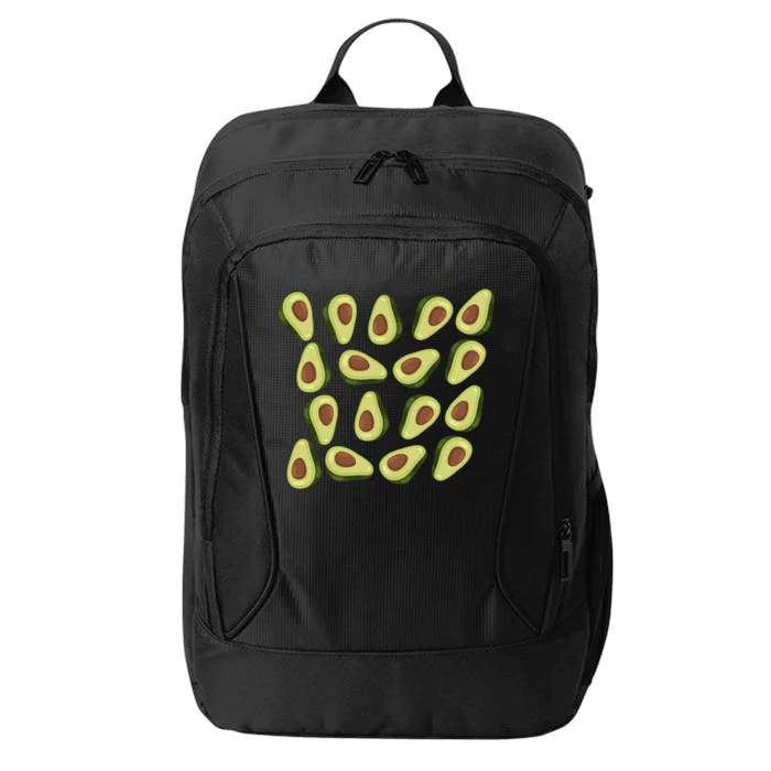 Avocados Pattern Guacamole Costume City Backpack