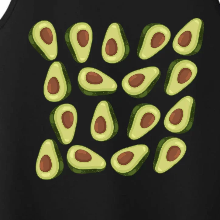 Avocados Pattern Guacamole Costume Performance Tank