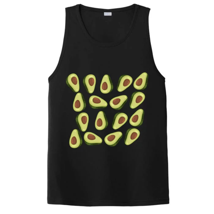 Avocados Pattern Guacamole Costume Performance Tank