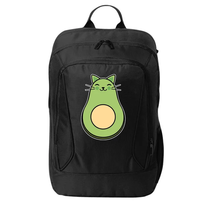 Avocato Avacado Cat Cute City Backpack