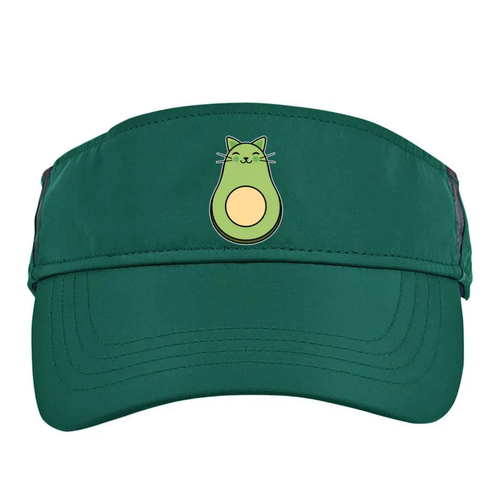 Avocato Avacado Cat Cute Adult Drive Performance Visor