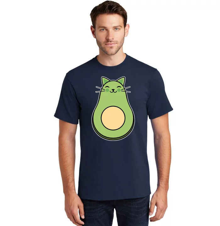 Avocato Avacado Cat Cute Tall T-Shirt