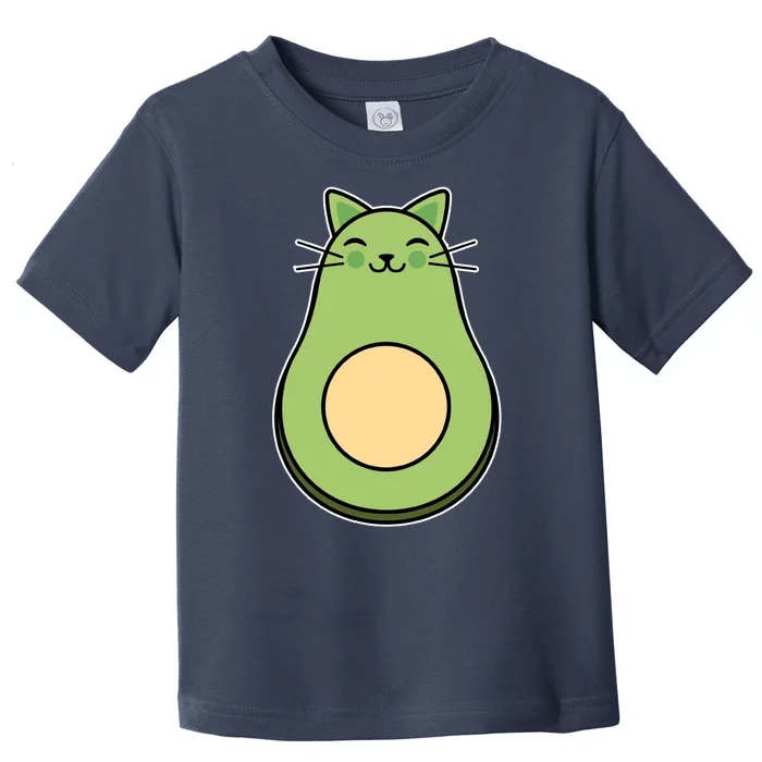 Avocato Avacado Cat Cute Toddler T-Shirt